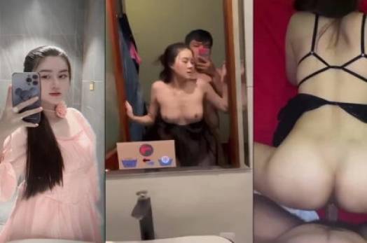 Chơi ở phòng tắm chưa đủ anh kéo ra giường chơi tiếp
