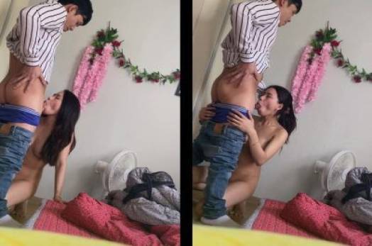 Đang mút ngon cb chơi thì con em vào gọi