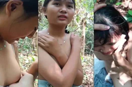 Em nữ sinh ngoan vâng lời khi anh đưa em vô rừng